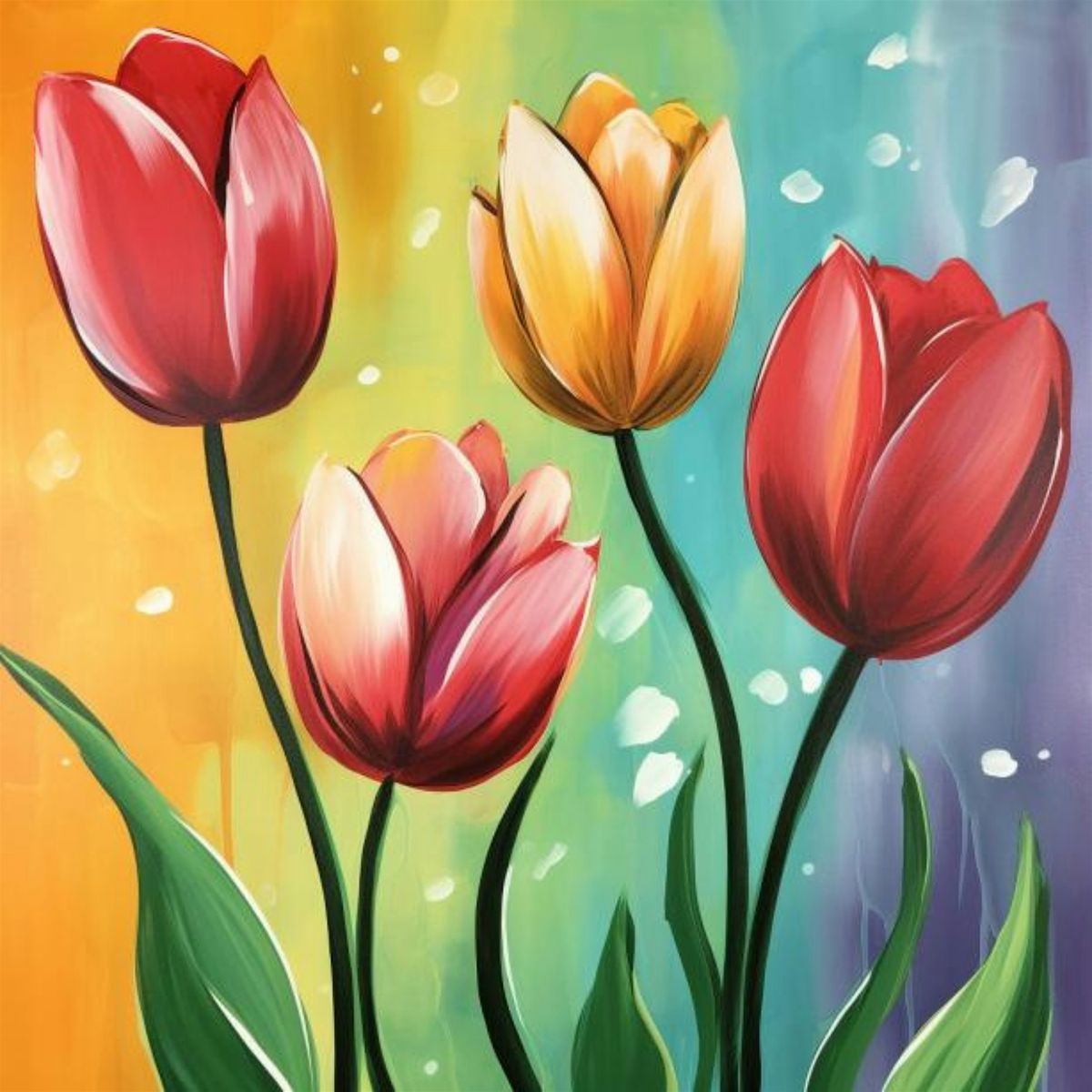 Tulips Paint Party!