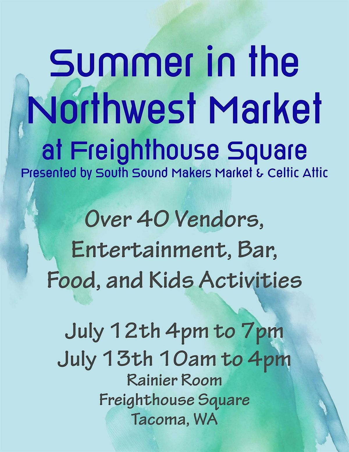 Summer in the Northwest Festival