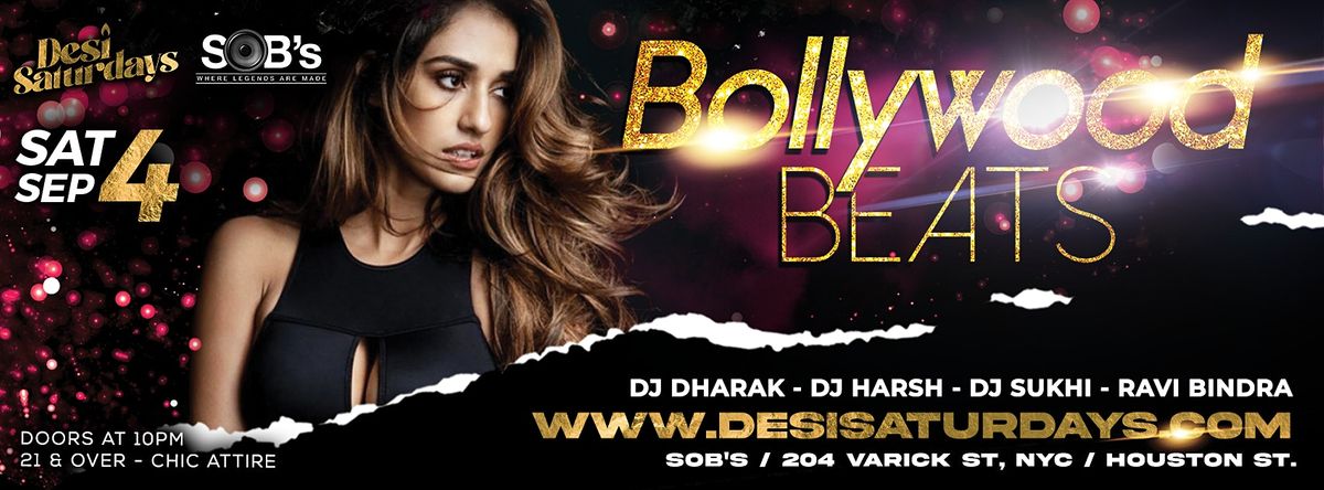 Desi Saturdays : The Biggest & Weekly Bollywood Party in NYC @ SOB's