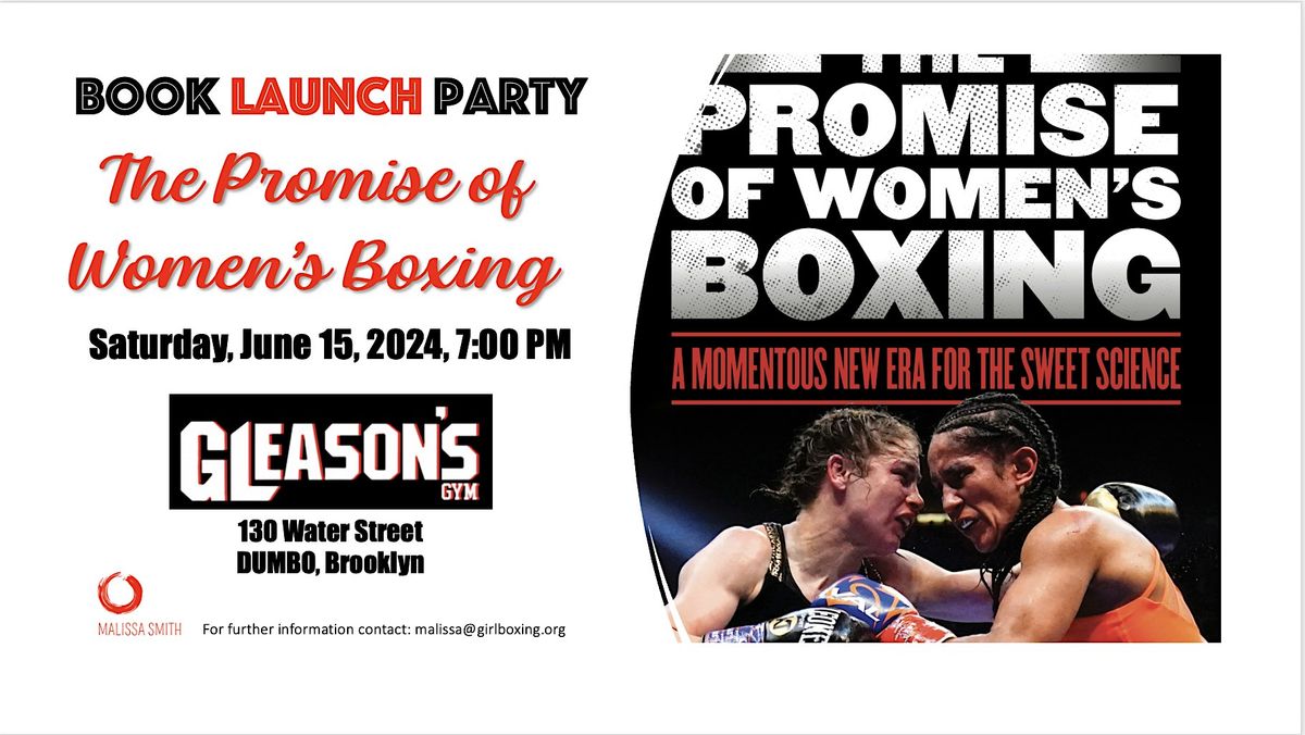 Book Launch Party! The Promise of Women's Boxing