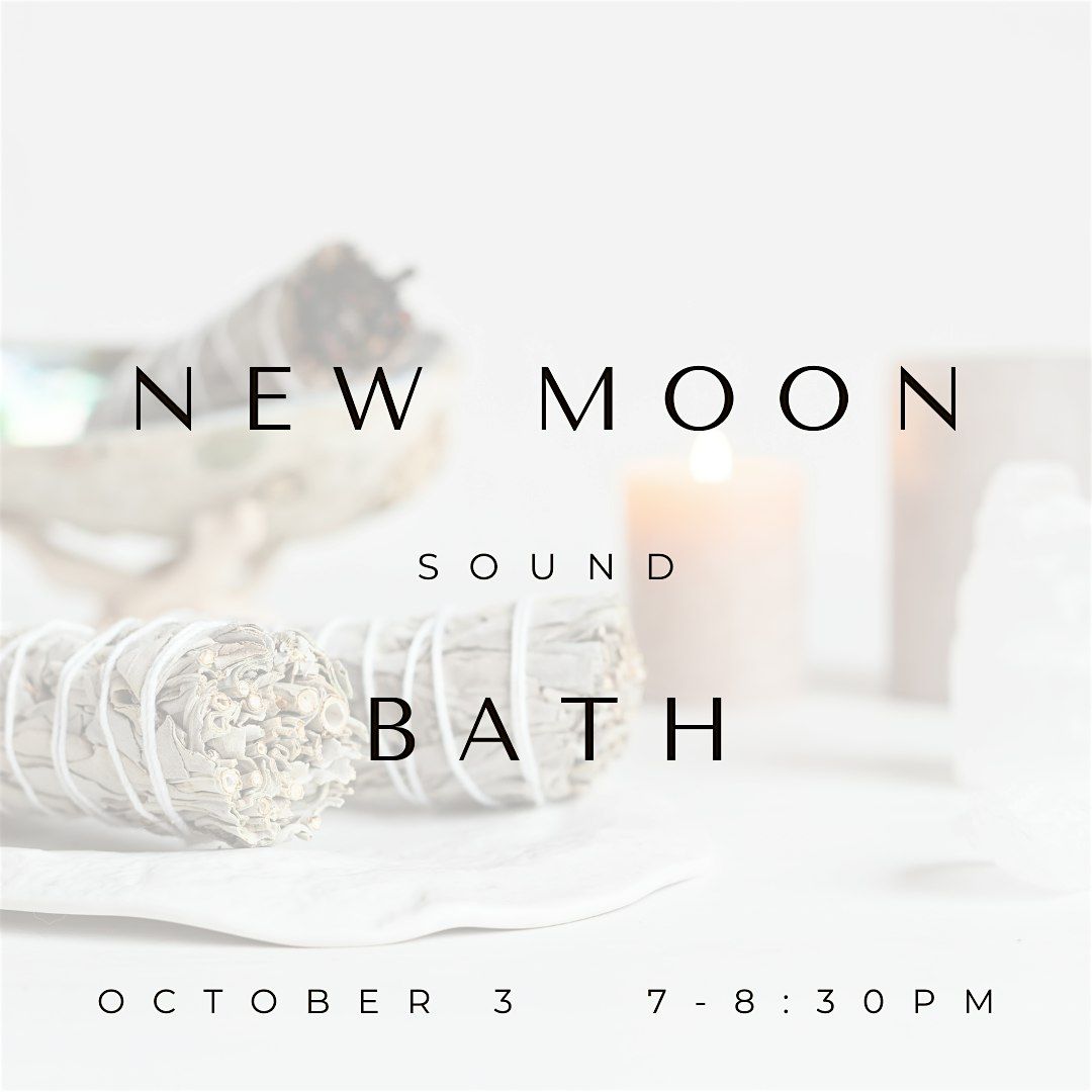 Oct 3rd: New Moon Sound Bath