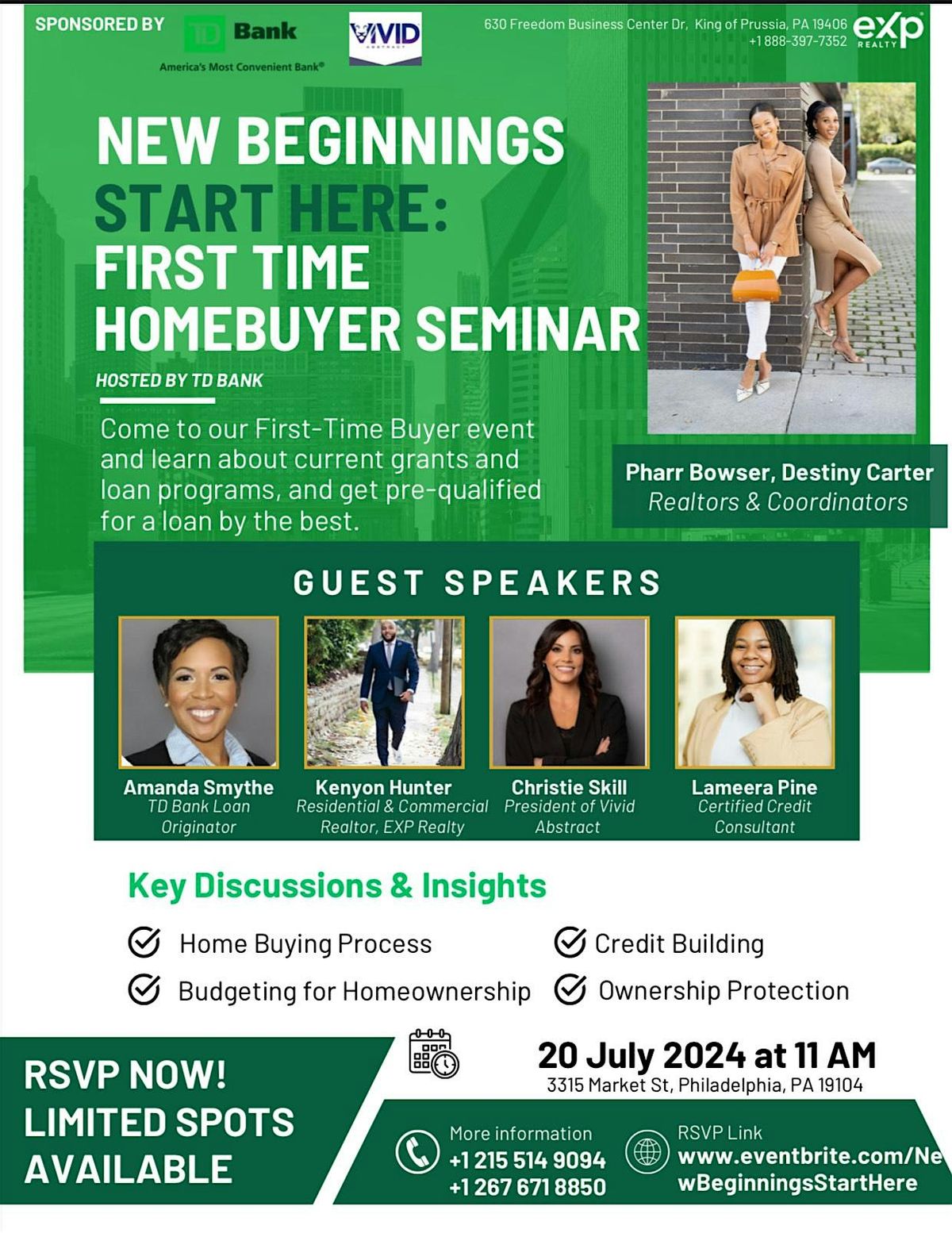 New Beginnings Start Here: The First Time Homebuyer Seminar