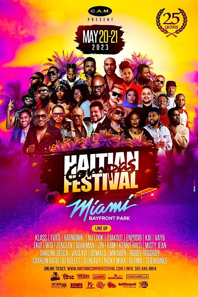 25th Anniversary Haitian Compas Festival, Bayfront Park, Miami, 20 May