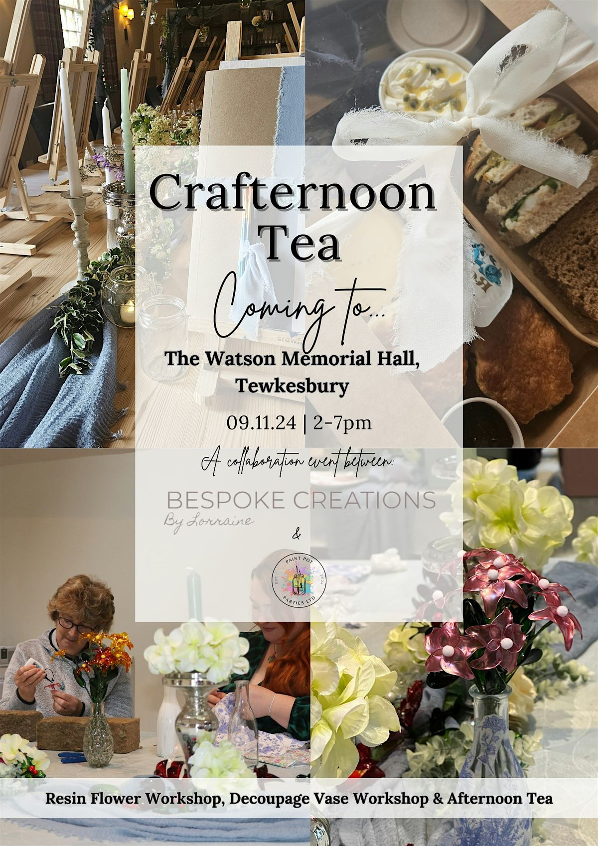 Crafternoon Tea: Watson Hall Tewkesbury