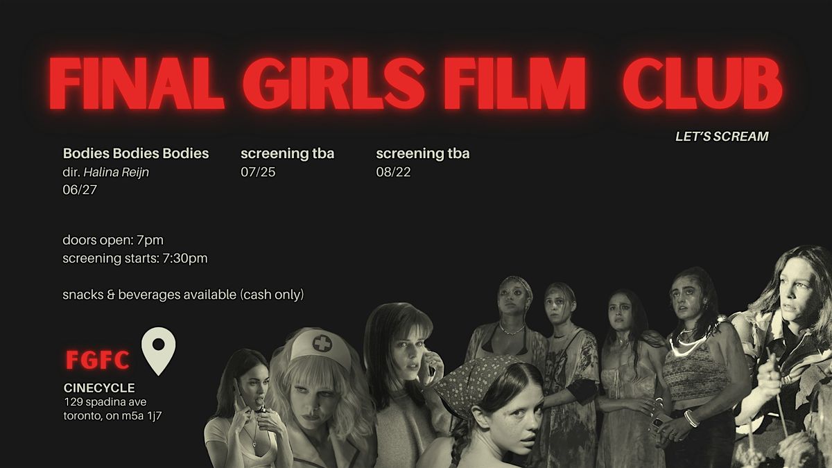 Final Girls Film Club: Screening TBA