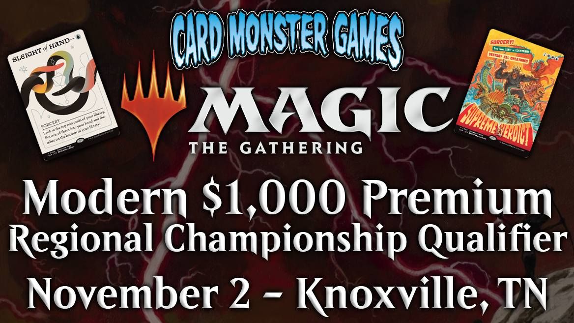 MTG: Modern $1,000 Premium Regional Championship Qualifier - November