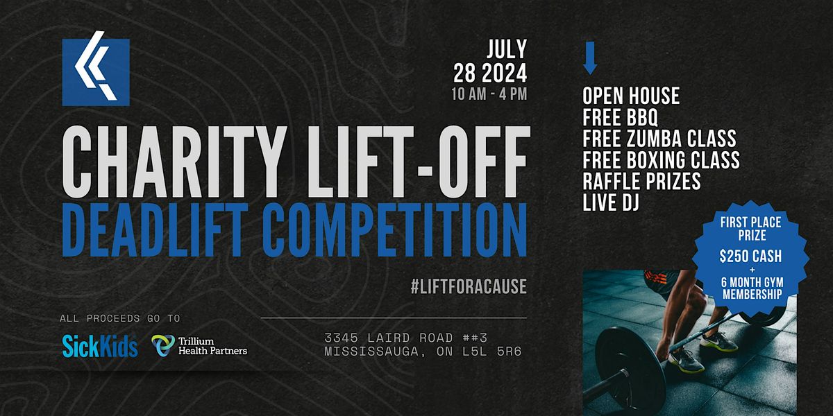 Charity Lift Off - Deadlift Competition at SkyFitness