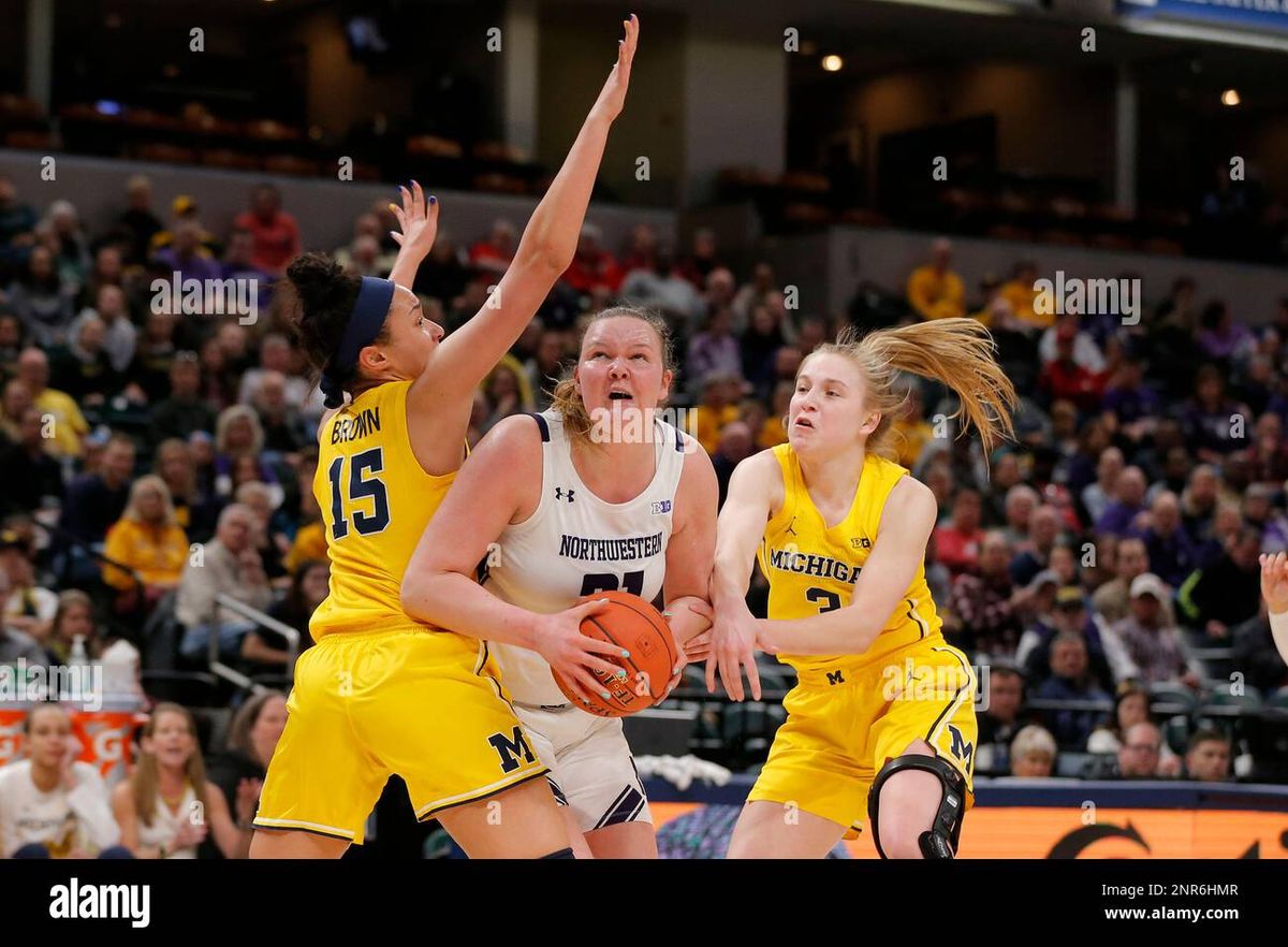 Northwestern Wildcats at Michigan Wolverines Womens Basketball