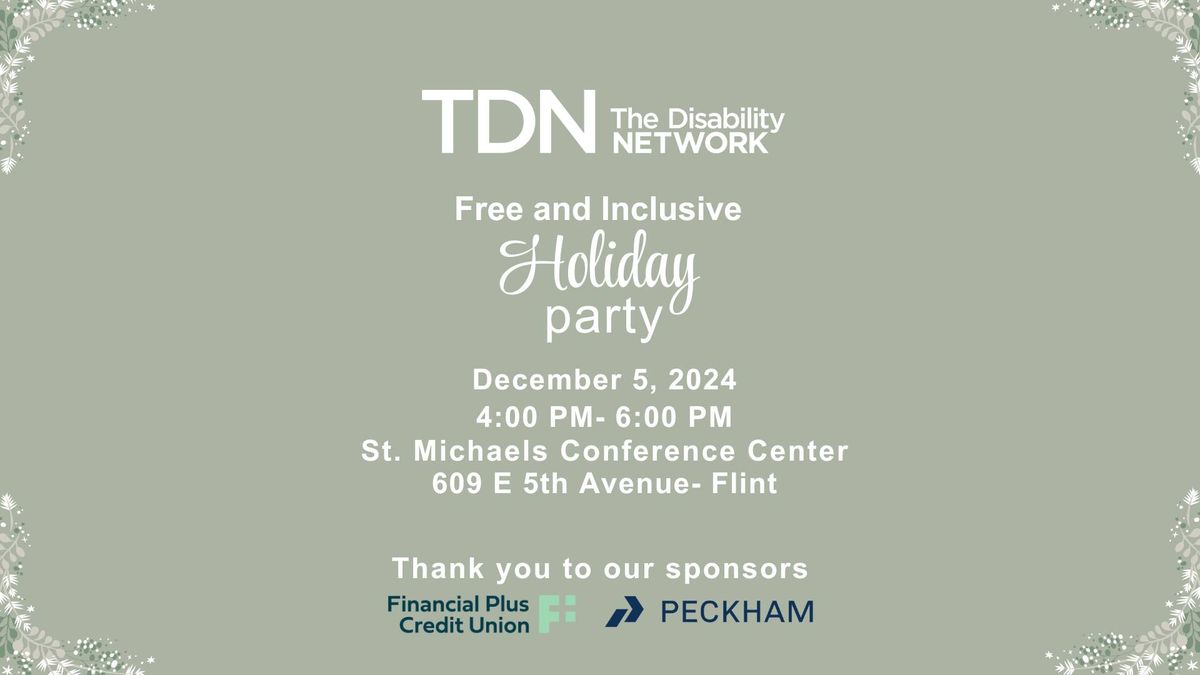 Free & Inclusive Holiday Party!