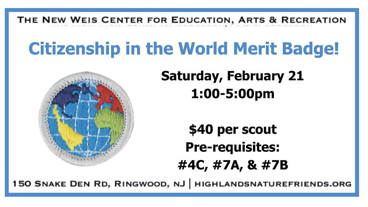 Citizenship in the World Merit Badge