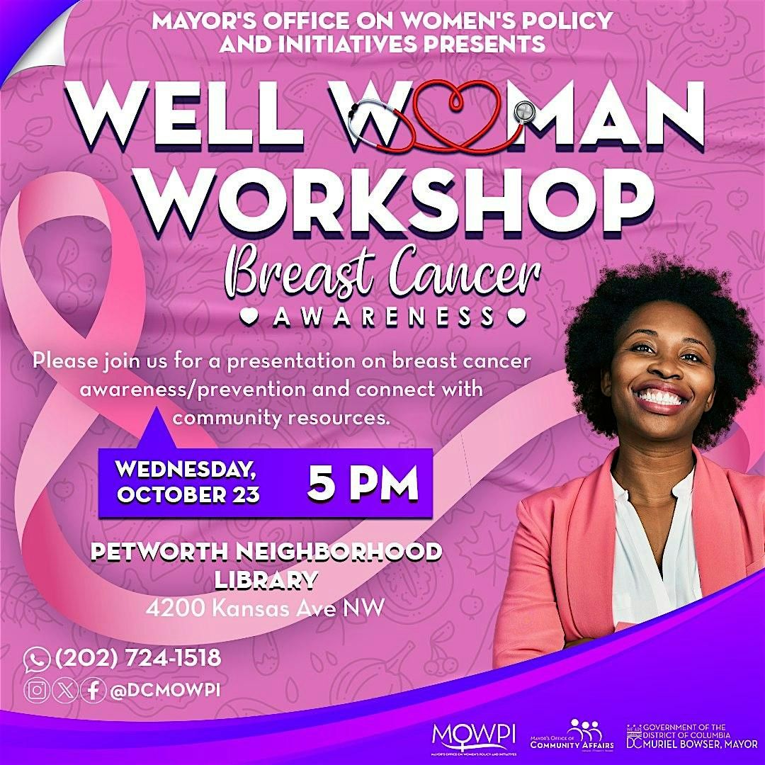 MOWPI Presents Well Women Workshop: Breast Cancer Awareness