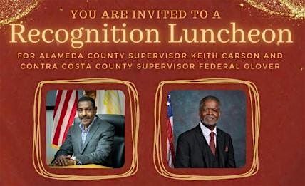 Recognizing Legends - Board Supervisors Keith Carson & Federal Glover