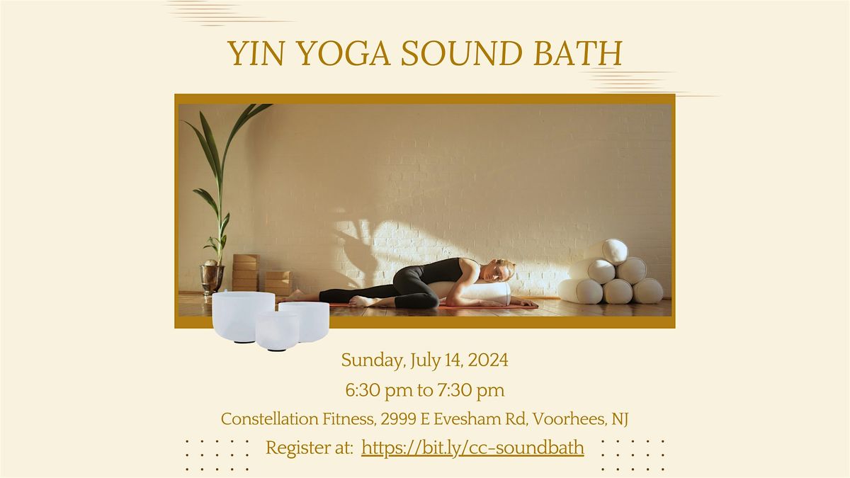 Candlelight Yin Yoga Sound Bath Escape