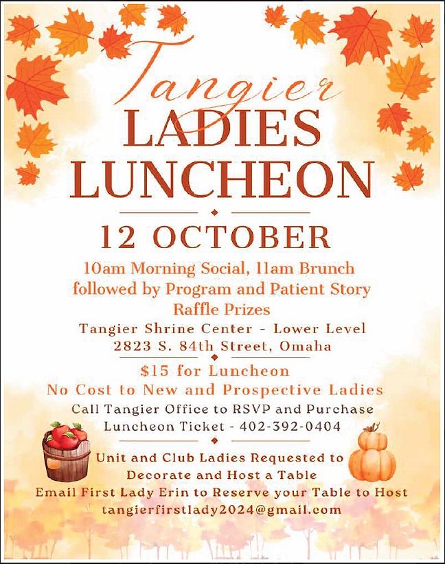 Tangier Ladies Luncheon