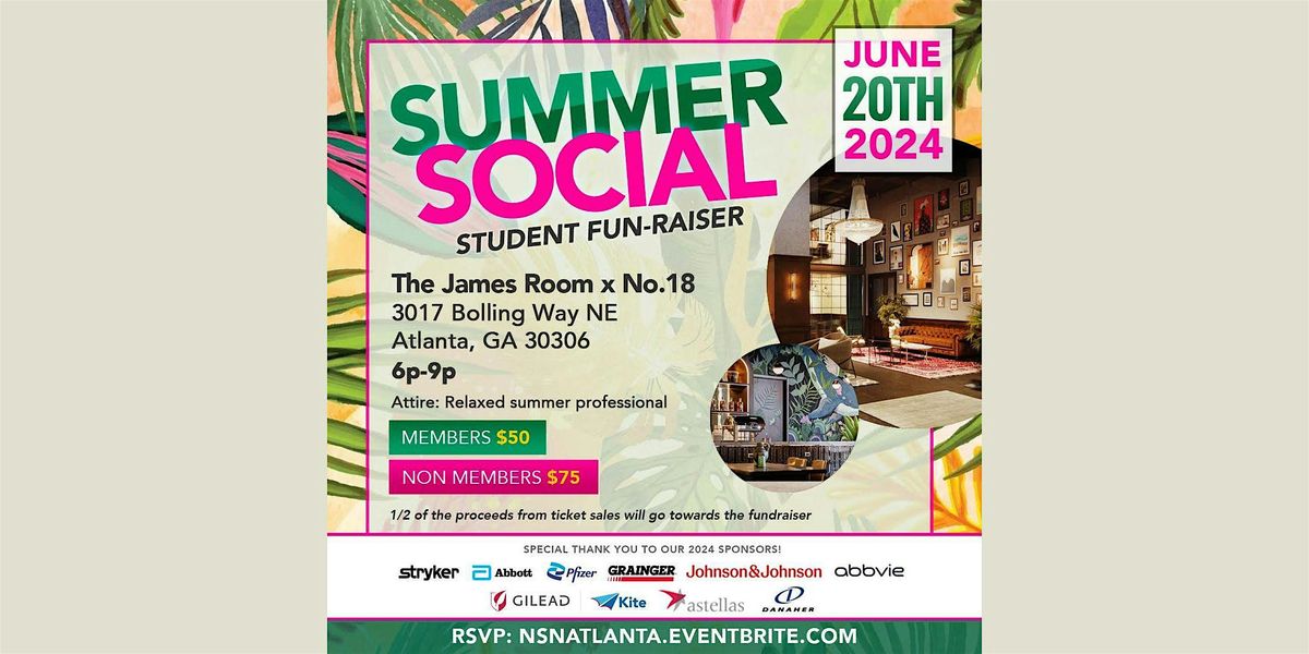 Student Fun-raiser Summer Social