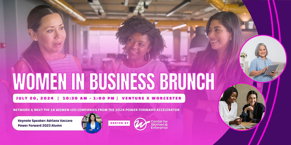 Women in Business Brunch & Power Forward Accelerator Showcase