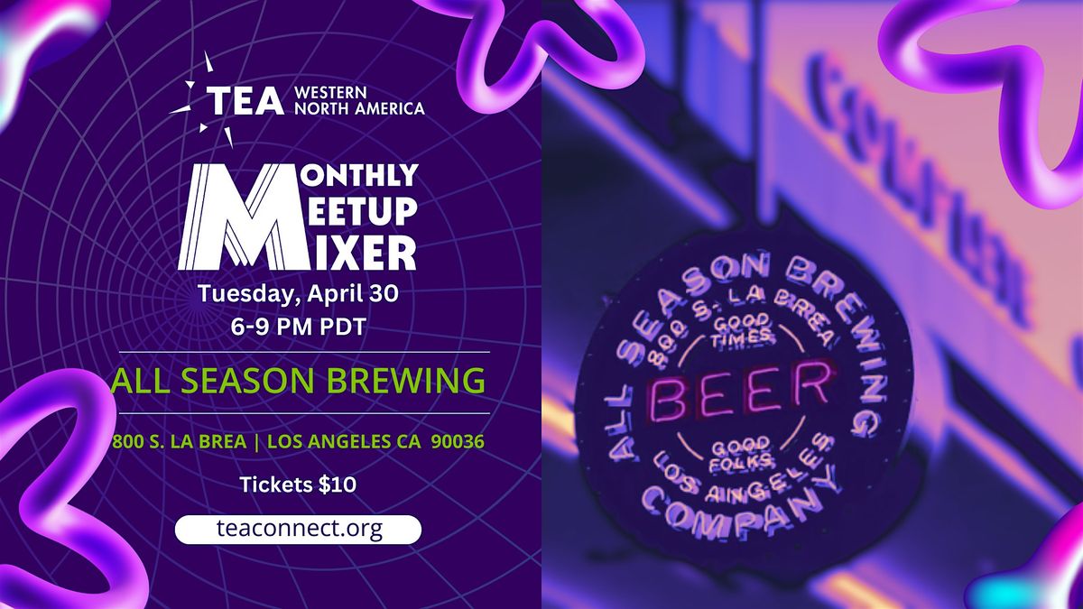 Monthly Meetup Mixer-  All Season Brewing Company