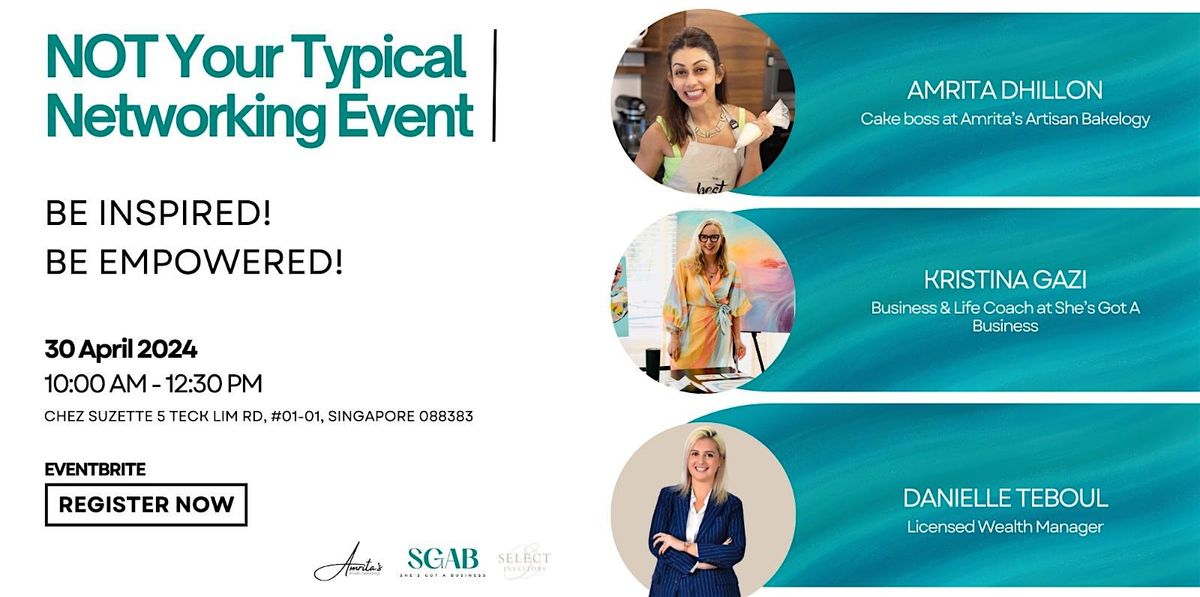 Not Your Typical Networking. Event for Ambitious Women&Female Entrepreneurs