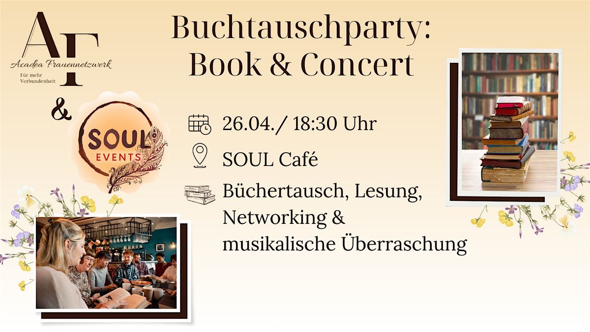 Buchtauschparty Book & Concert