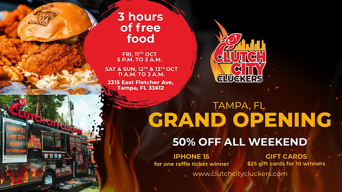 Clutch City Cluckers Tampa Grand Opening