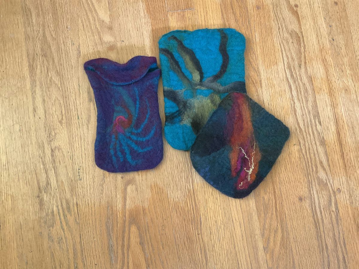 WET FELT TECHNIQUES WORKSHOP-Saturday, 2:30 pm- 5:30 pm -August 3