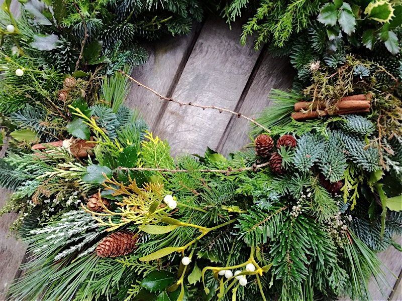 Christmas Wreath Making Workshop at Stade Hall, Hastings.