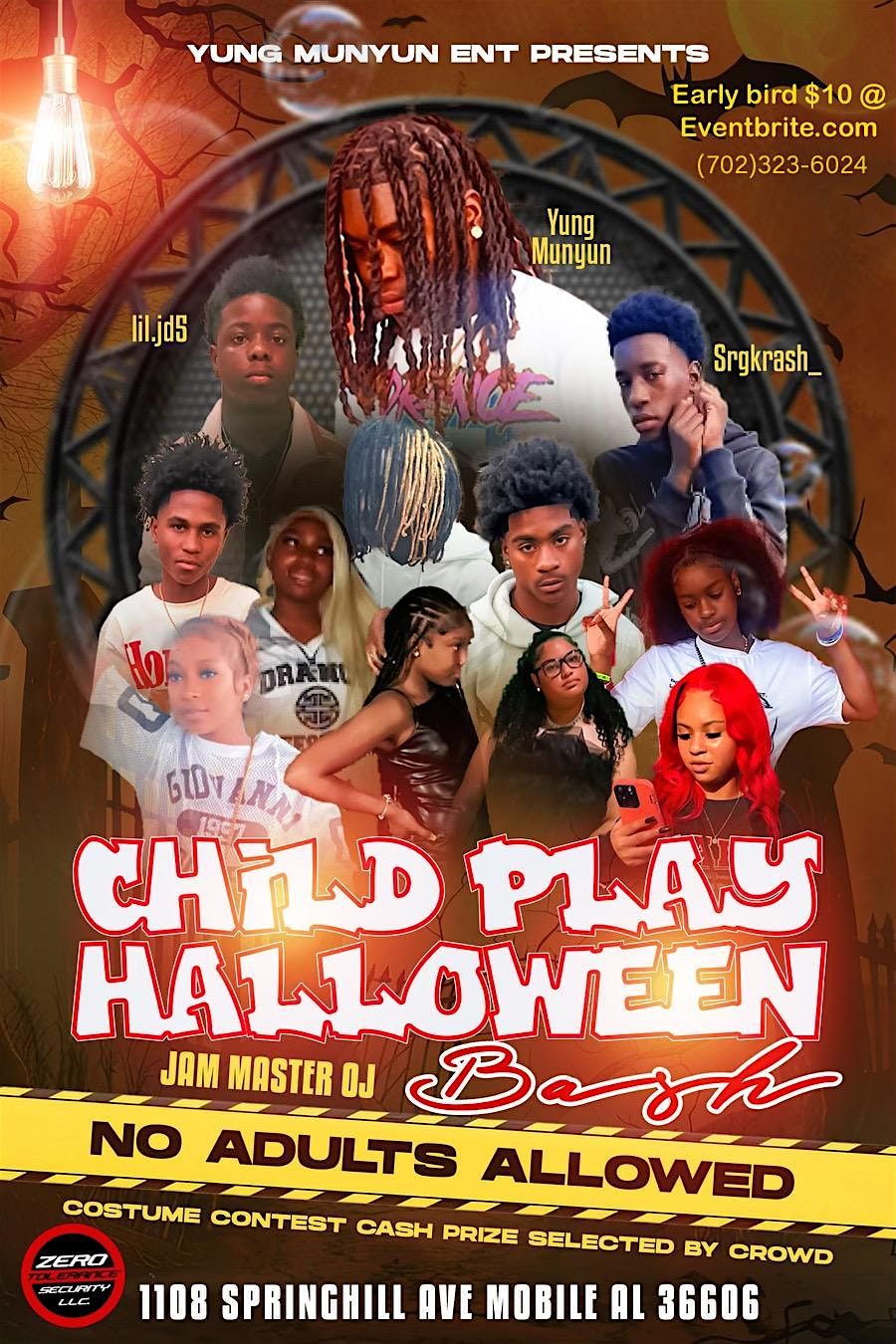 Child\u2019s Play Halloween Costume Party (teens only)