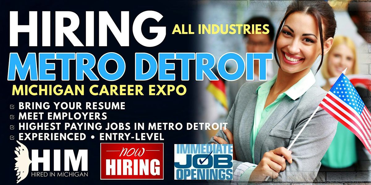 Detroit Regional Career Expo November 21, 2024