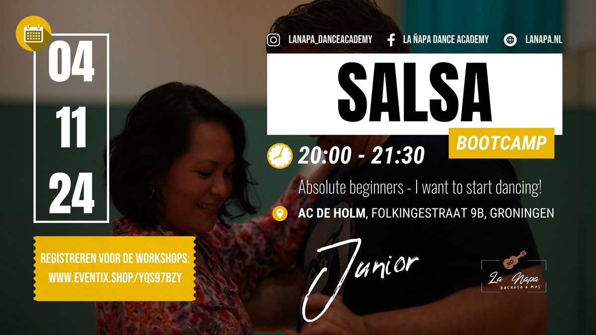 Salsa Bootcamp - Absolute beginners by Junior