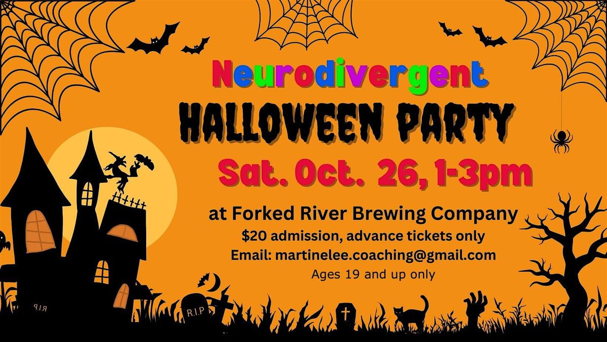 Neurodivergent Halloween Party Social (19 and up event)