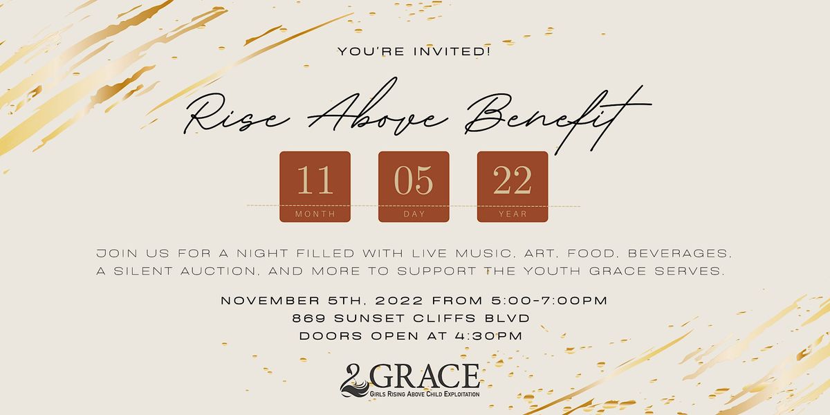 GRACE's  4th Annual Rise Above Benefit