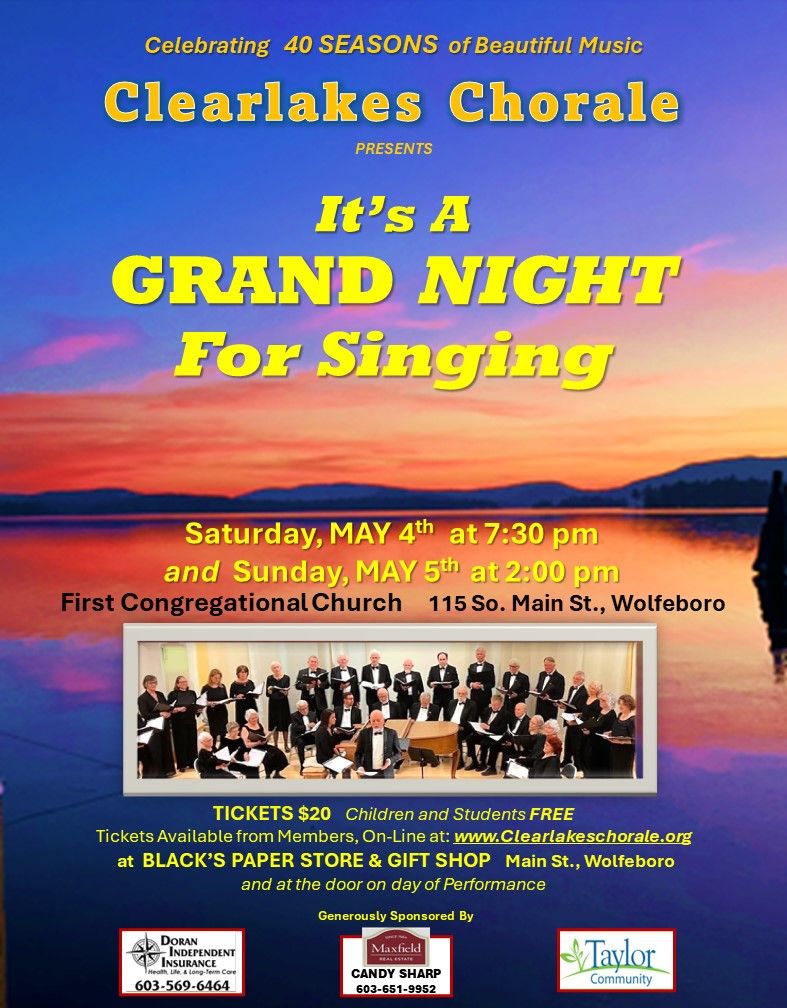 It's a Grand Night for Singing