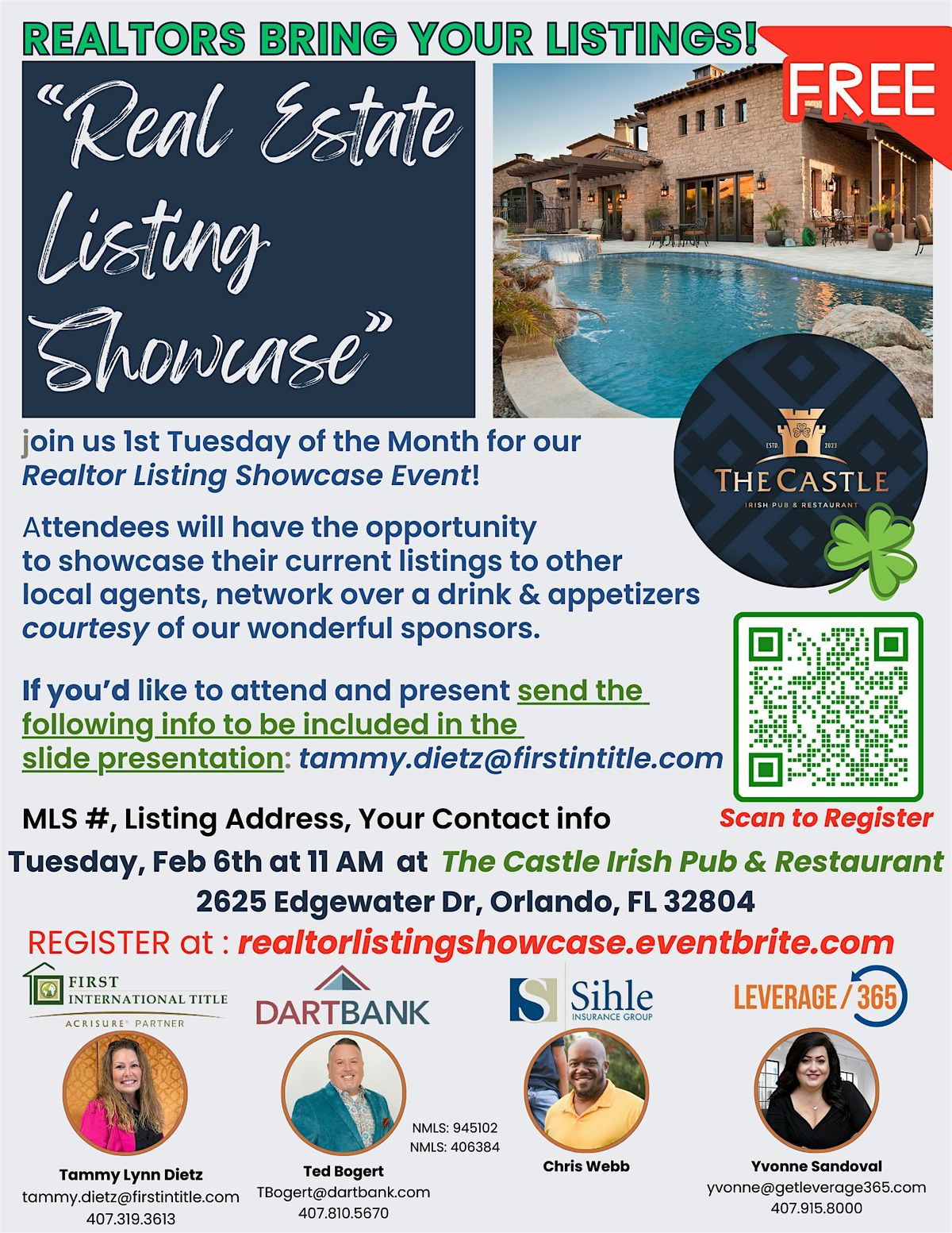 Realtor Listing Showcase - Share Your Listings with Local Agents FREE EVENT