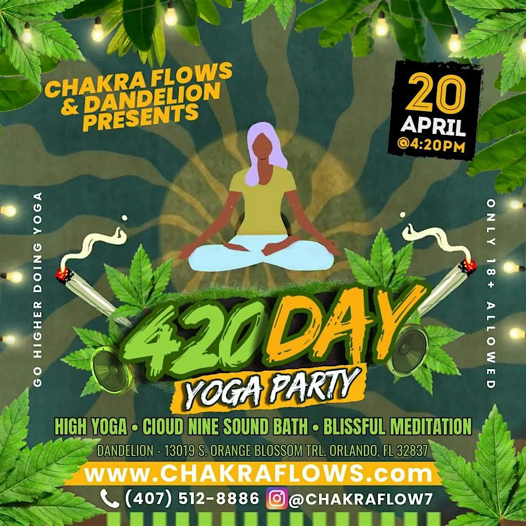 4\/20 High Yoga with Cloud Nine Sound Bath & Meditation