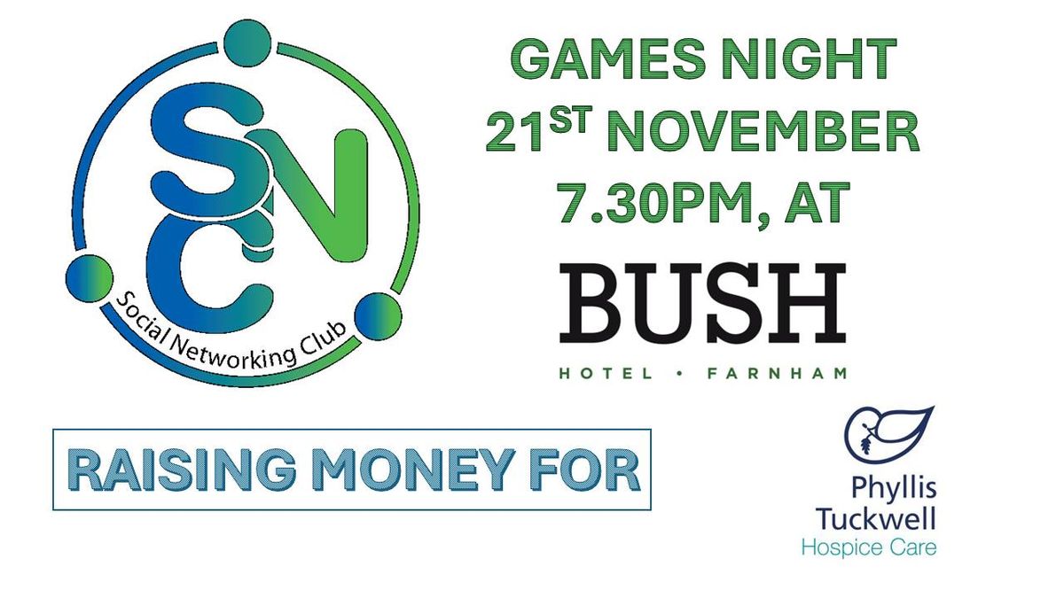 Social Networking Club - GAMES NIGHT 