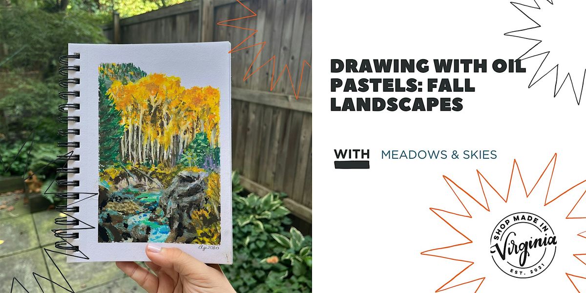 Drawing with Oil Pastels: Fall Landscapes