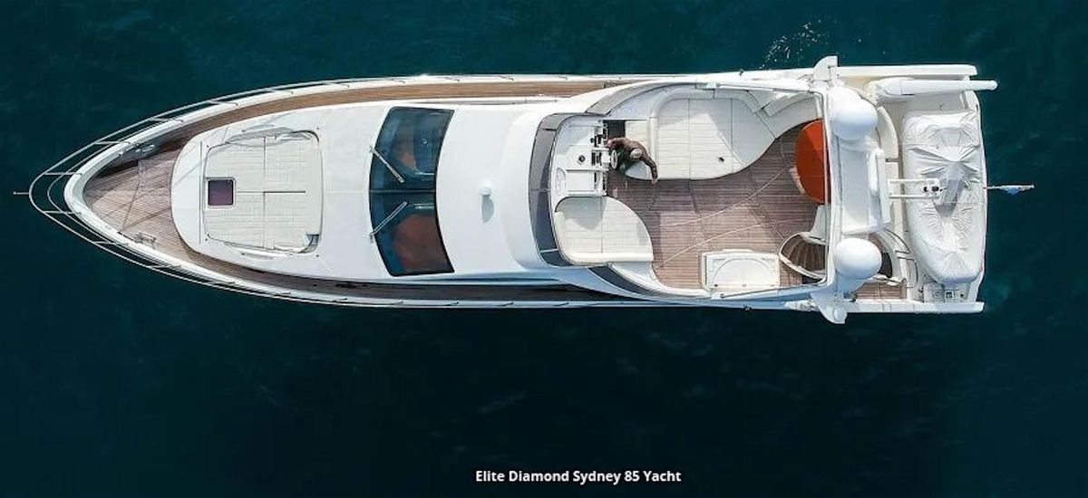 2-6 Hour Yacht Rental - Diamond Sydney 85ft 2023 Yacht Rental - Dubai