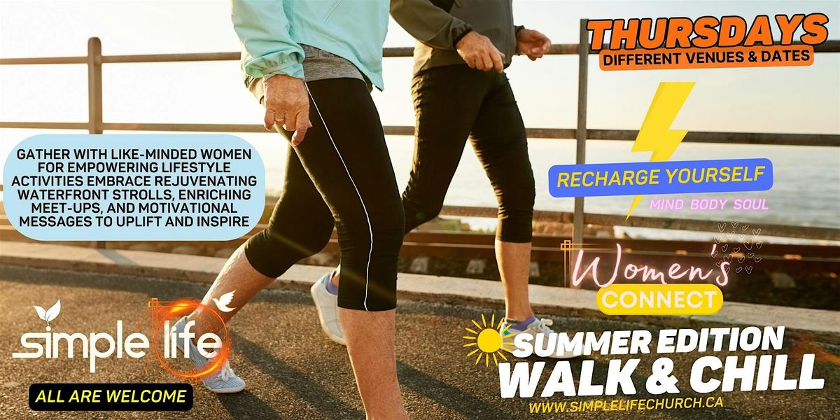 WOMEN'S CONNECT  WALK & CHILL  MEET UP   ( WHITBY WATERFRONT)