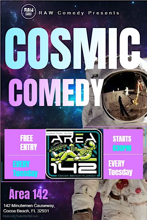 Cosmic Comedy at Area142