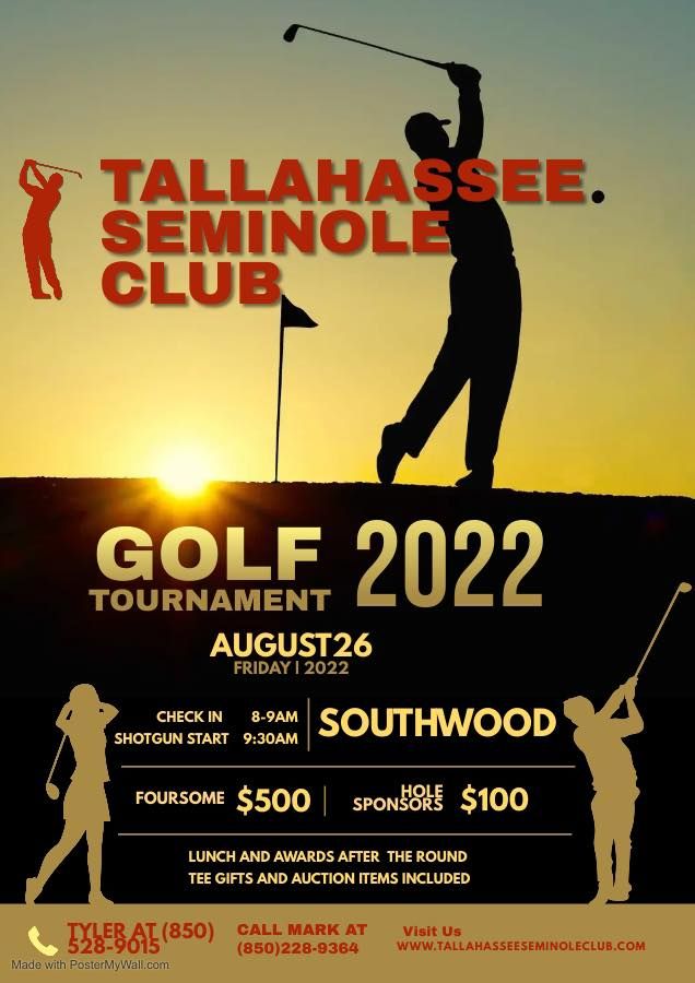 Tallahassee Seminole Club Golf Tournament 2022