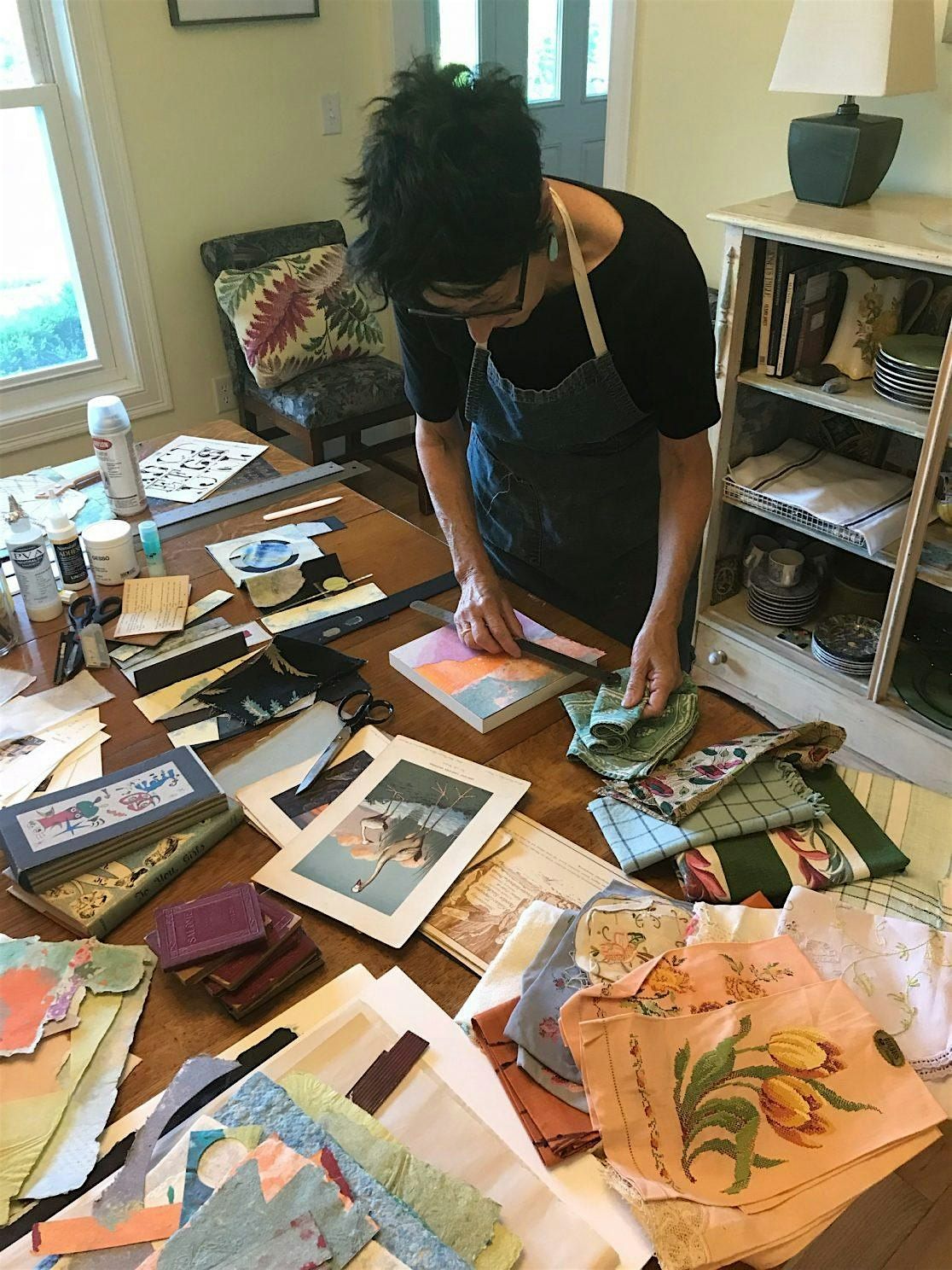 Nov. 2nd !  Collage Artist Book Workshop with Elisa Lanzi