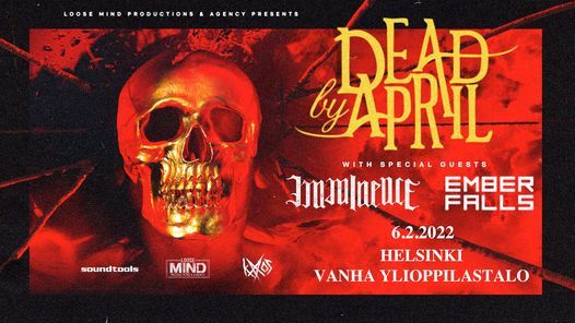 Dead By April(SWE) + Imminence & Ember Falls \/ Helsinki, Vanha Ylioppilastalo