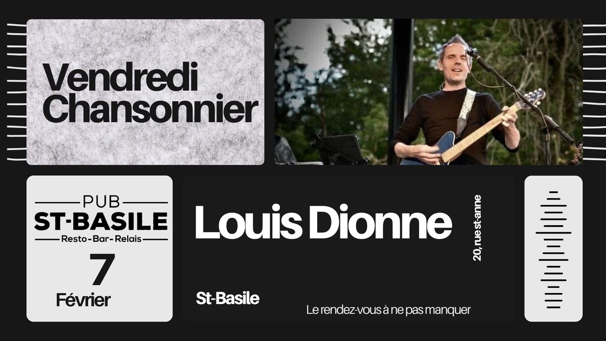 Louis Dionne au Pub-Manoir St-Basile 