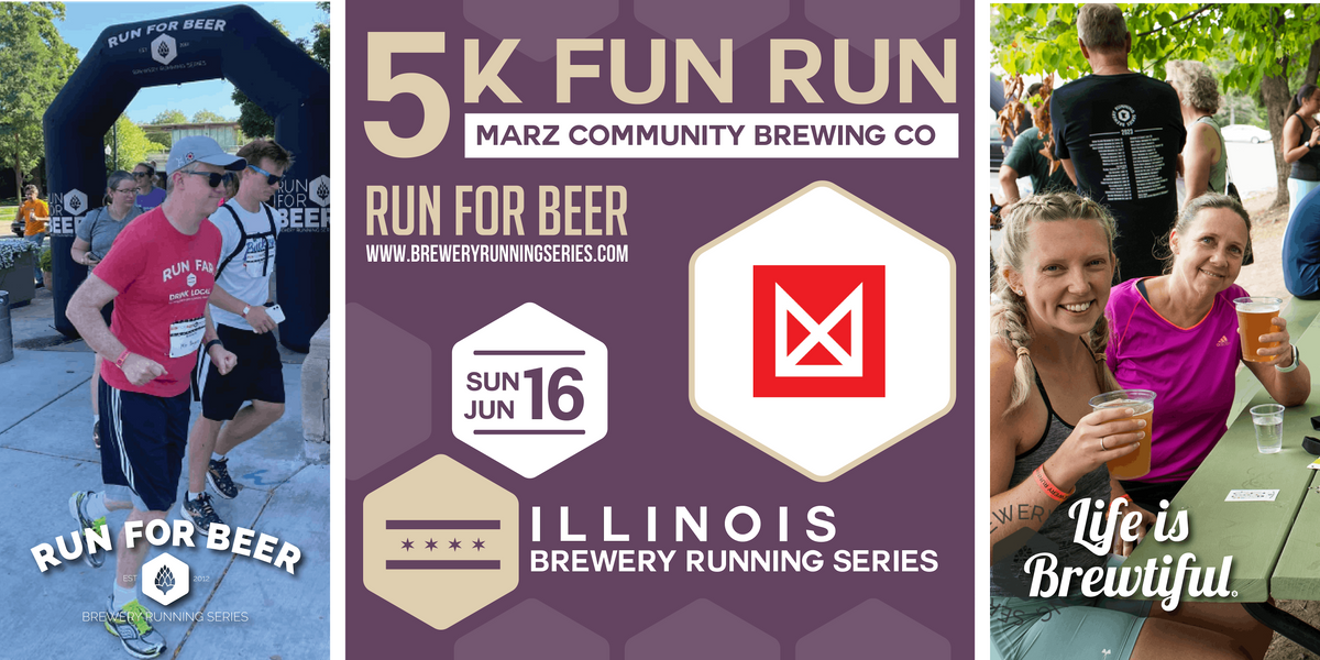 5k Beer Run x Marz Community Brewing | 2024 Illinois Brewery Running Series