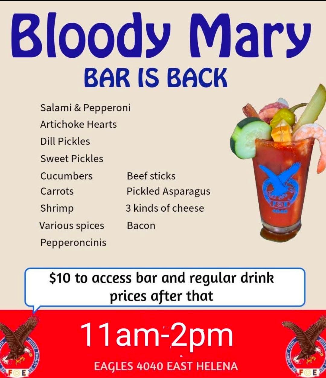 Bloody Mary\/Caesar Bar 