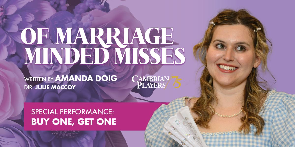 *Buy One Get One Free!* OF MARRIAGE MINDED MISSES by Amanda Doig