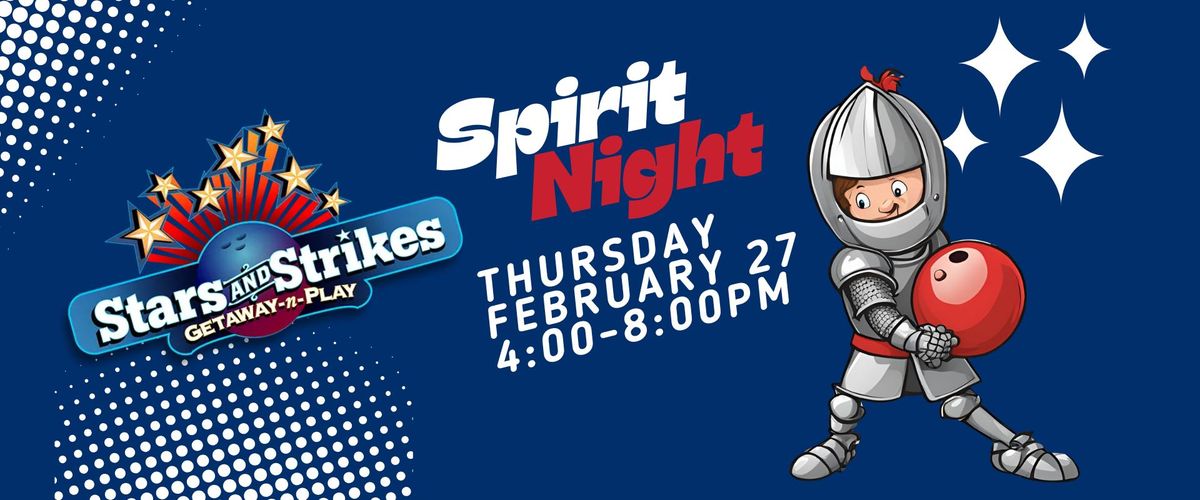 Spirit Night at Stars and Strikes