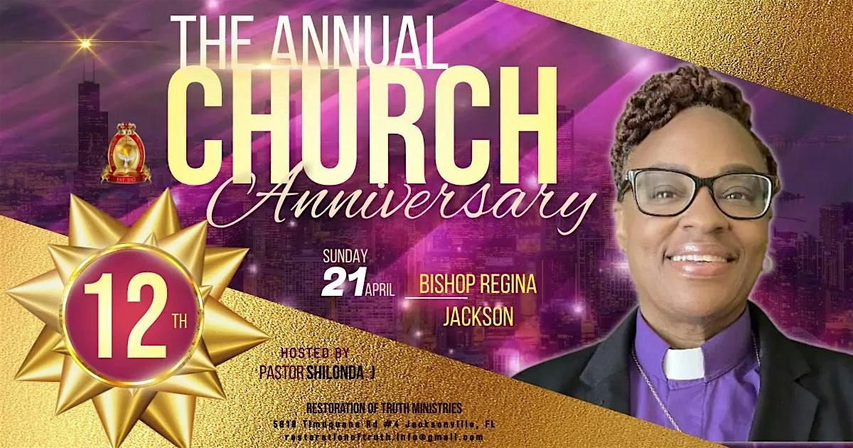 Restoration of Truth Ministries 12th Year Church Anniversary