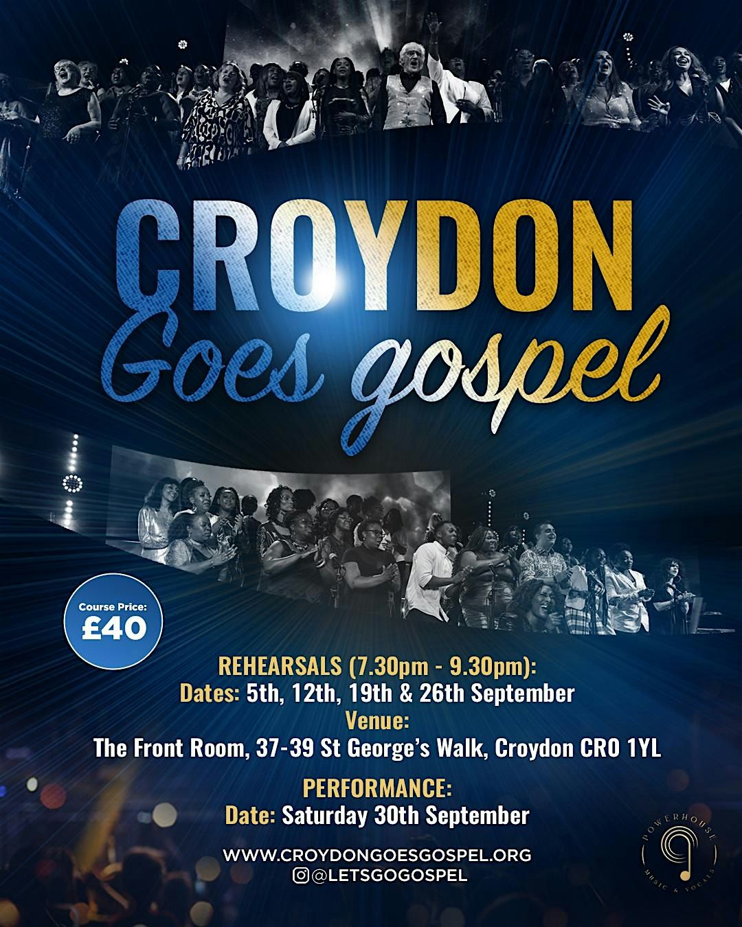 CROYDON Let's Go Gospel Choir FREE TASTER session