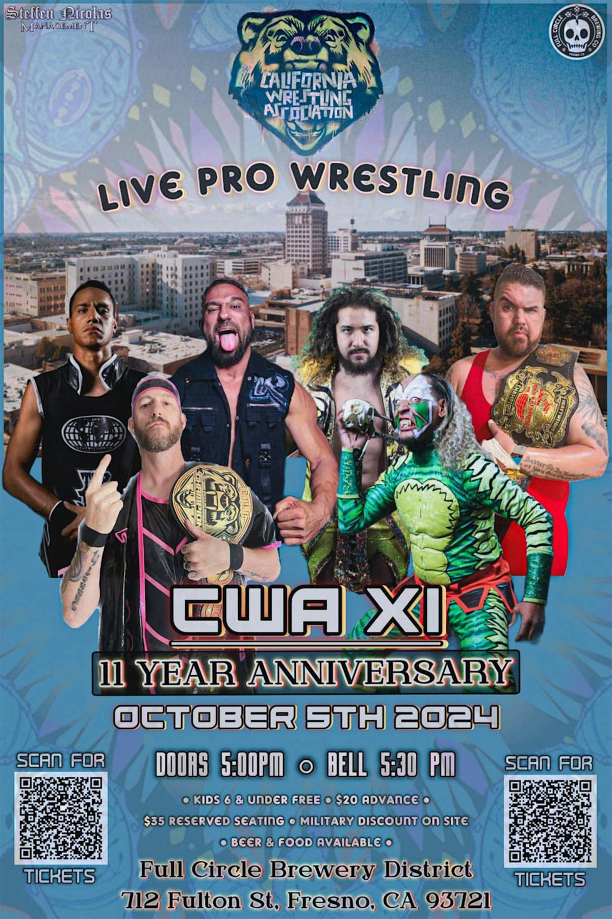 CWA XI: 11 YEAR ANNIVERSARY EVENT (LIVE WRESTLING)